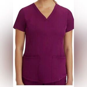 Healing Hands Scrub Top Size Small